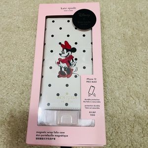 Kate Spade Minnie Mouse IPhone 12 Pro Max case/card holder